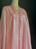 Blush Petal Abaya | Sheesha Silk with Beaded Lace Sleeves & Satin Lining
