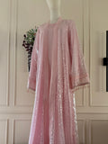 ROSE SKY - Pink Modest Wedding Abaya