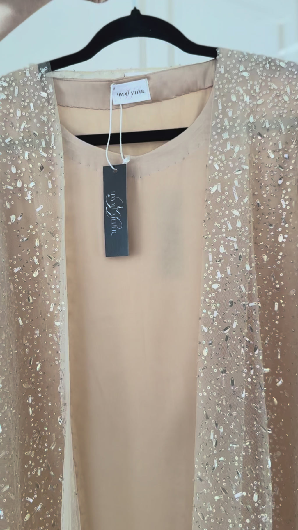 Éclat Royal – Gold Abaya
